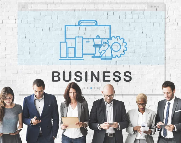 Business people waiting for meeting — Stock Photo, Image