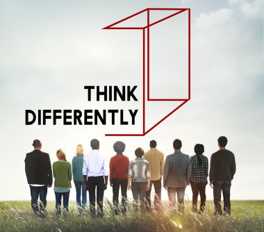 Çok ırklı insanlar ayakta