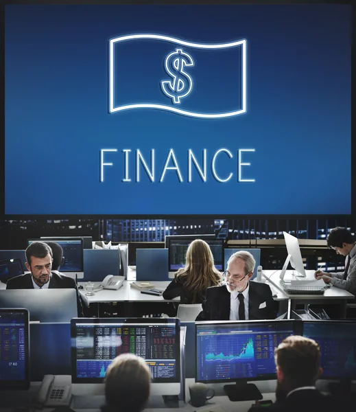 Business workers and Finance — Stock Photo, Image