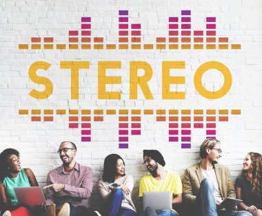 duvar ile stereo pikap çeşitlilik arkadaşları