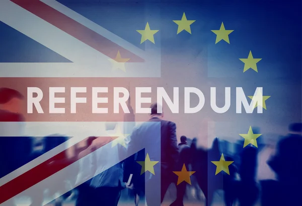 Business People and Referendum Concept — Stock Photo, Image