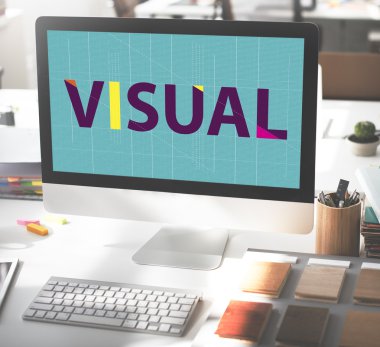 bilgisayar monitöründe çalışma alanı tablosu