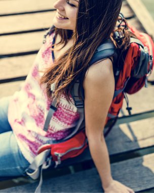 doğada vakit kadın