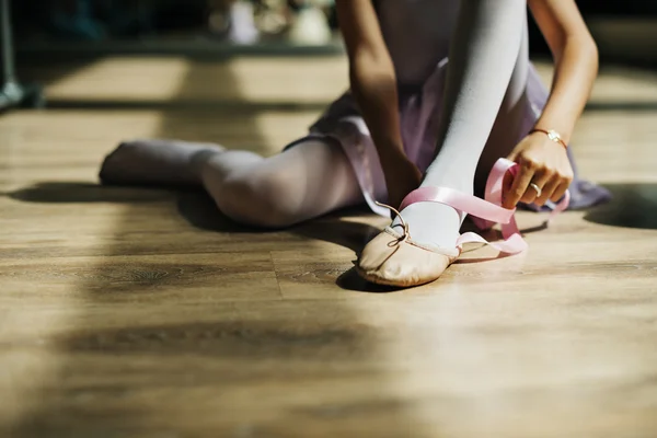 Ballerina jurk pointe — Stockfoto