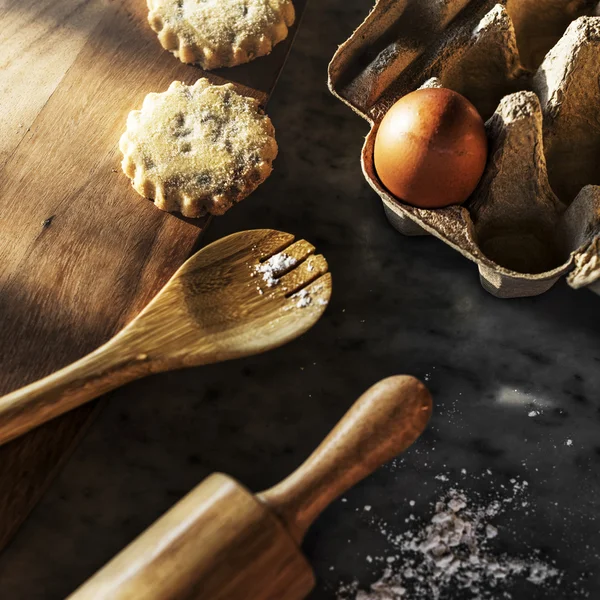 Bäckereigeräte und Kochzubereitung — Stockfoto