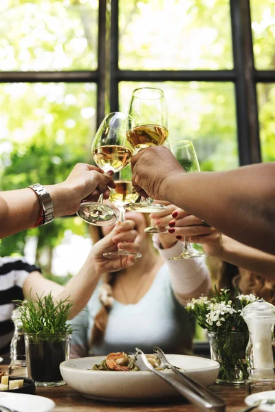 Women having Dinner Together, — Stock Photo, Image