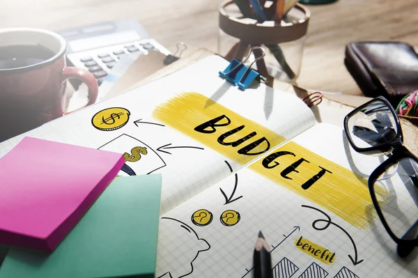 Office tools on workplace table — Stock Photo, Image