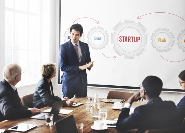 Equipo de negocios en la reunión — Foto de Stock