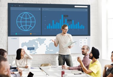 iş toplantısı ile küresel