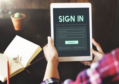 word ile dijital tablet holding eller