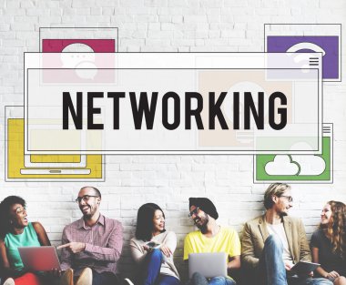 Ağ desteği ile duvar çeşitlilik arkadaşları