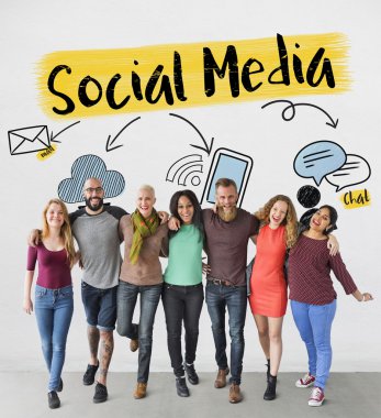 duvarının yakınında standları grubu 