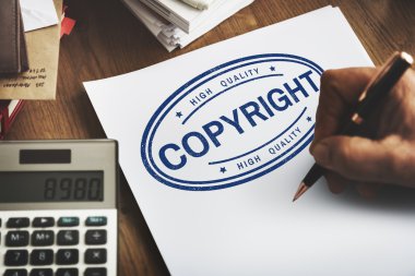 telif hakkı kağıdına