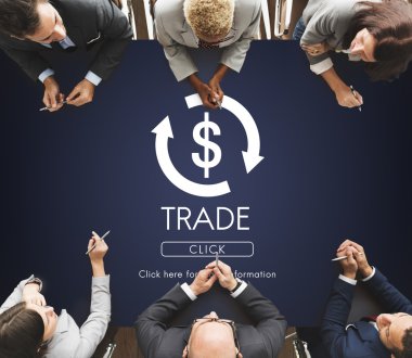 Toplantıda iş adamları tartışıyor