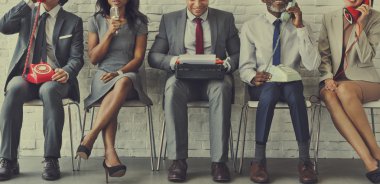 İş ekibi birlikte çalışıyor.