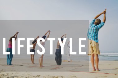 egzersiz Yoga yapan insanlar