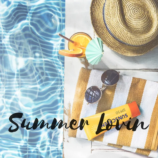 Summer Pool Concept — Stock Photo, Image