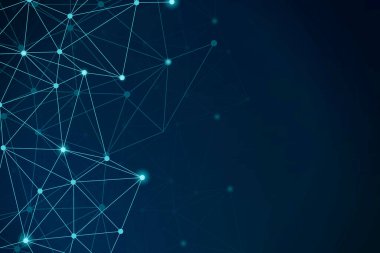 Mavi ağ desenli arkaplan