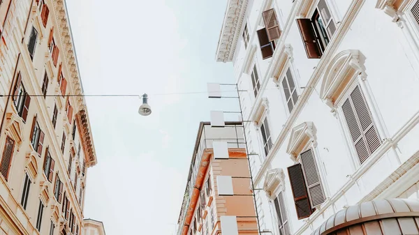 Edificio Medieval Las Calles Roma — Foto de Stock