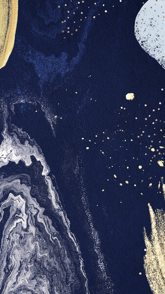 Dark tone contemporary Memphis textured  mobile phone wallpaper illustration