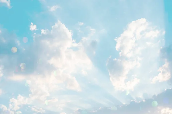 Nuvens Fundo Azul Céu — Fotografia de Stock