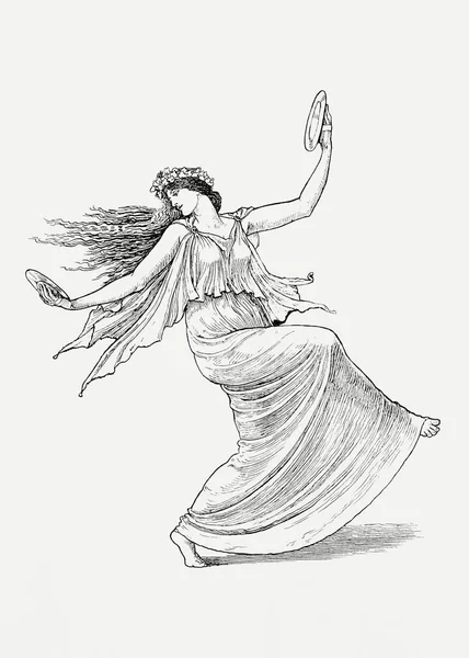 Dancing Nymph Nymphe Danseuse — Stock Photo, Image