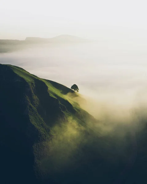 Winnats Pass Peak District Derbyshire England — Stock fotografie