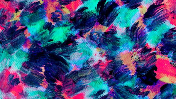 Colorful Acrylic Brush Stroke Background — Stock Photo, Image