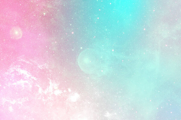 Gradient galaxy patterned background illustration