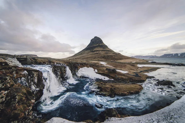 Kirkjufell Snfellsnes Localizado Islândia — Fotografia de Stock