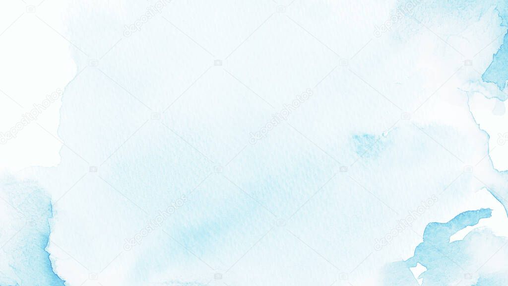 Blue watercolor style background illustration