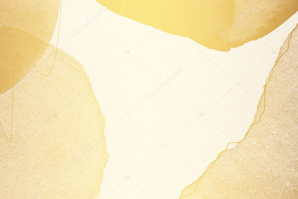 Abstract gold watercolor background