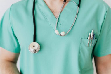 Coronavirus 'la savaşan tıbbi kahraman.