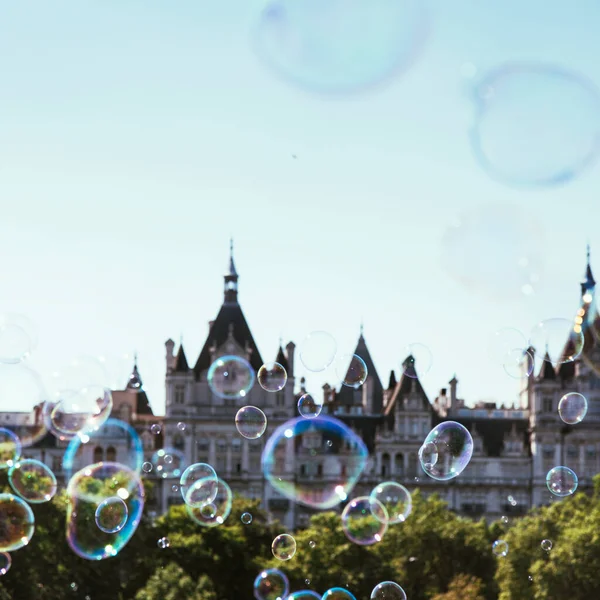 Soap Bubble Parliament Building — Stock Photo, Image