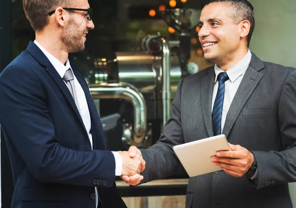 Conceito Negócio Handshake Success Deal — Fotografia de Stock