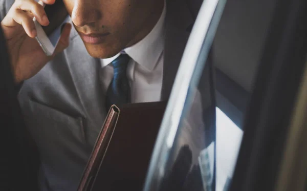 Uomo Affari Telefono — Foto Stock