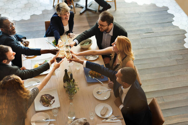 Business Team Celebration Party Success Concept Stock Picture