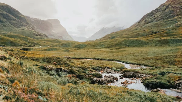 Přírodní Krajina Vysočiny Skotsku — Stock fotografie