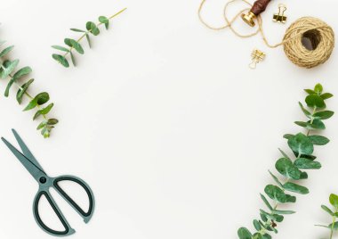 Çerçeveli beyaz tasarım alanı