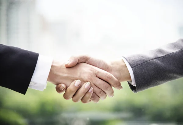 Detailní Záběr Business People Handshake — Stock fotografie