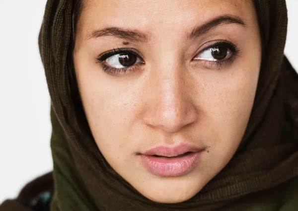 Портрет Женщины Хиджабе — стоковое фото