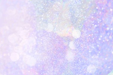 Mor bokeh arkaplan simli hologram