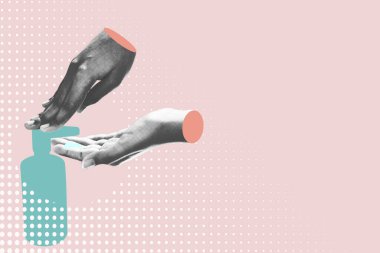 Temizleme çözeltisi ile el yıkama