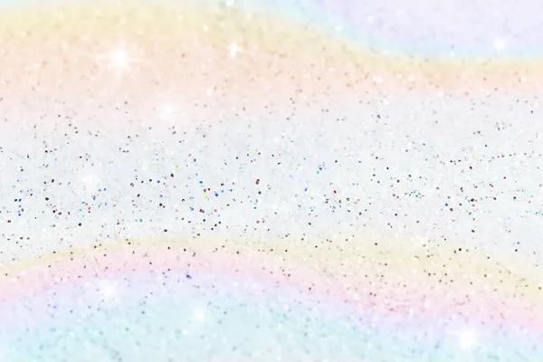 Pastell Glittrig Regnbåge Bakgrund — Stockfoto
