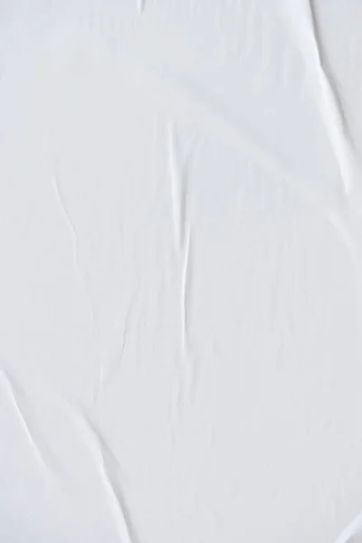 Weiß Zerknittert Papier Textur Hintergrund — Stockfoto