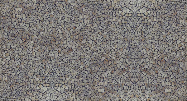 Pebble Gravel Stones Mosaic Textured Wall Background — Photo