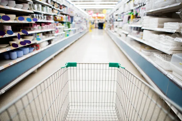 Carrito Compras Supermercado — Foto de Stock