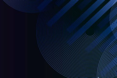 Geometrik çizgiler mavi arkaplan biçiminde