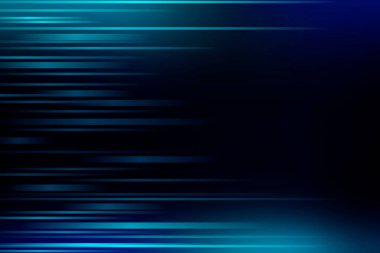 Mavi desenli arkaplanda hızlı ışık akışı