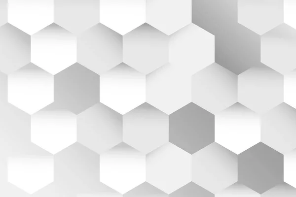 Gray Hexagon Patterned Background Design — Stock Photo, Image